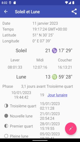 Almanach Astronomique – vue 4
