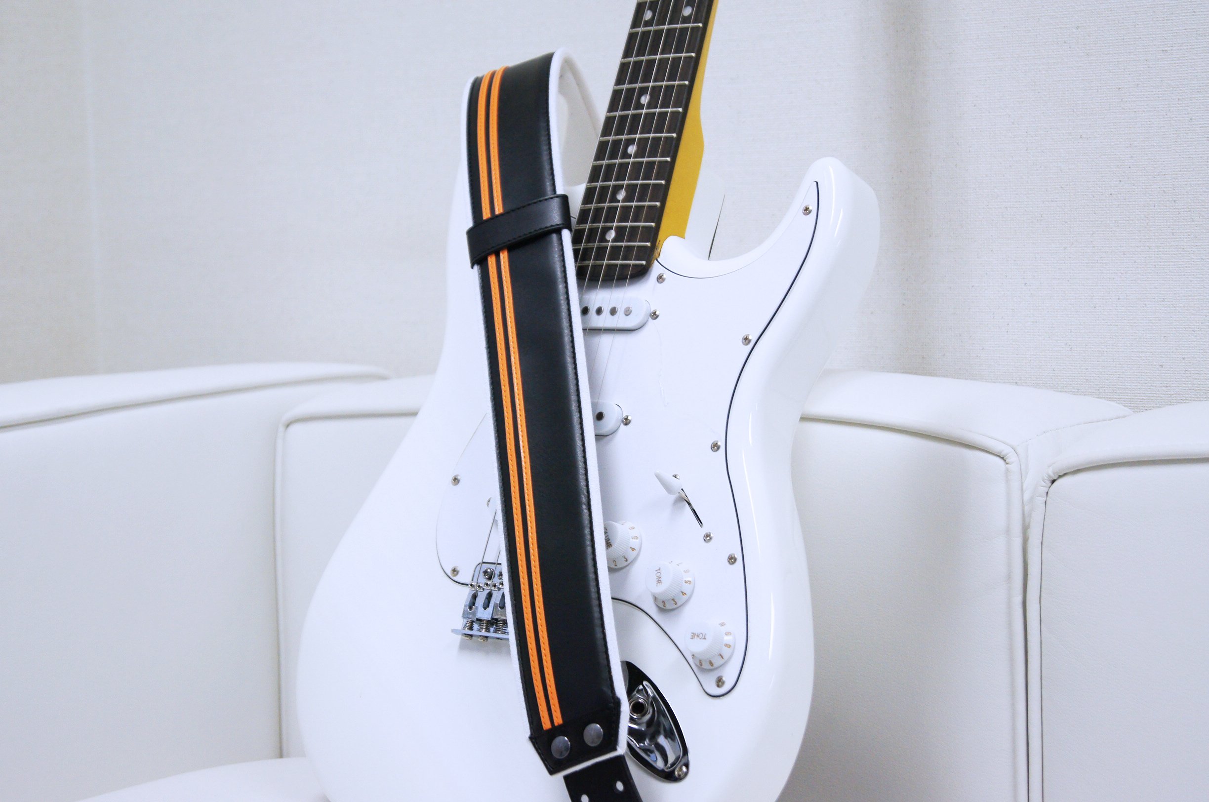 Amazon.co.jp: RightOn! STRAPS ギターストラップ 幅 6cm、長さ 95