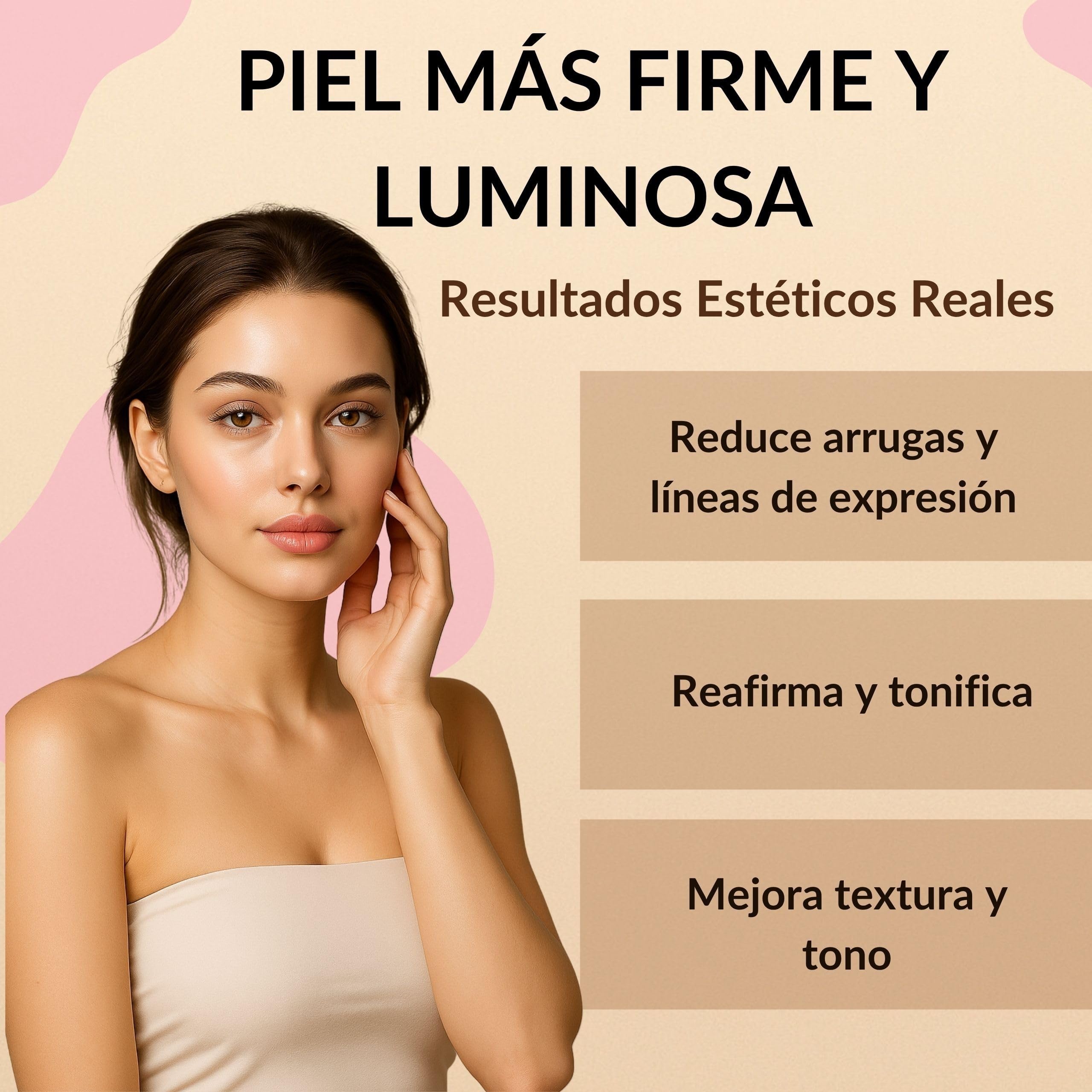 Radiofrecuencia Facial 6 en 1 - Alta Frecuencia Luz Roja LED y Limpieza Facial - Aparato Antiarrugas - 3 Luces LED Naranja Azul y Roja - 6 Modos Diferentes - Especial Ojos Cara y Cuello