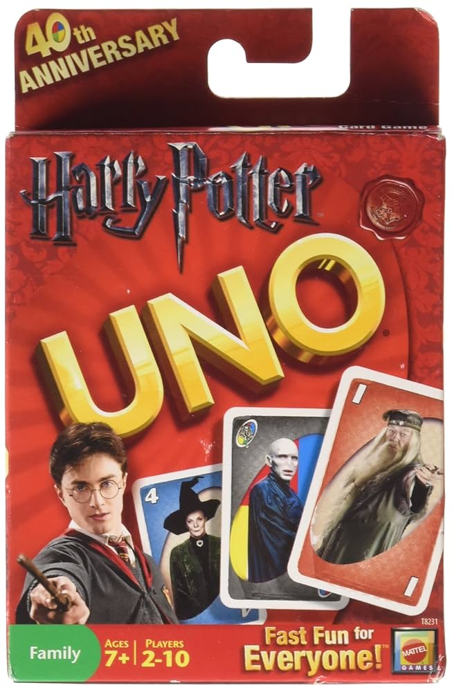UNO: Harry Potter / ハリー･ポッター　ウノ Amazon.com: Mattel Games UNO Harry Potter Card Game for Kids