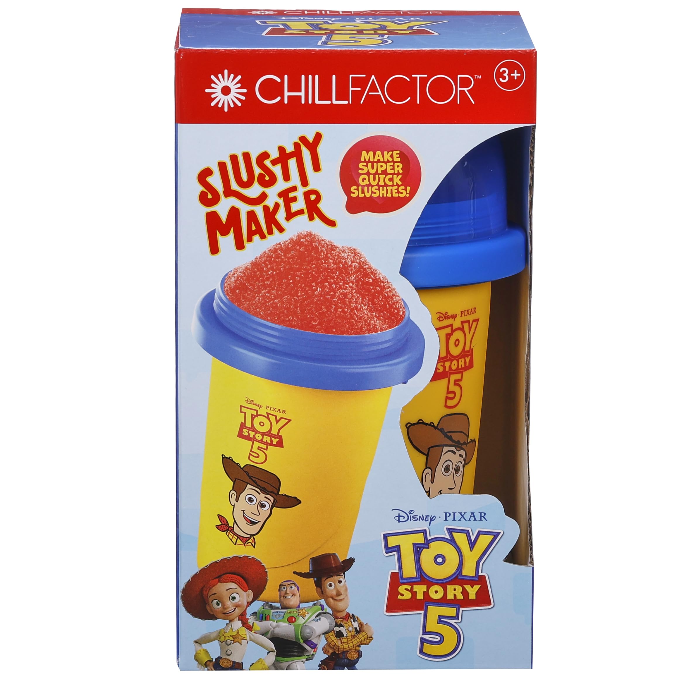 Chillfactor Disney And Pixar Toy Story 5 Design Slushy Maker Woody Character Design Homemade Slushies Slushies In Seconds