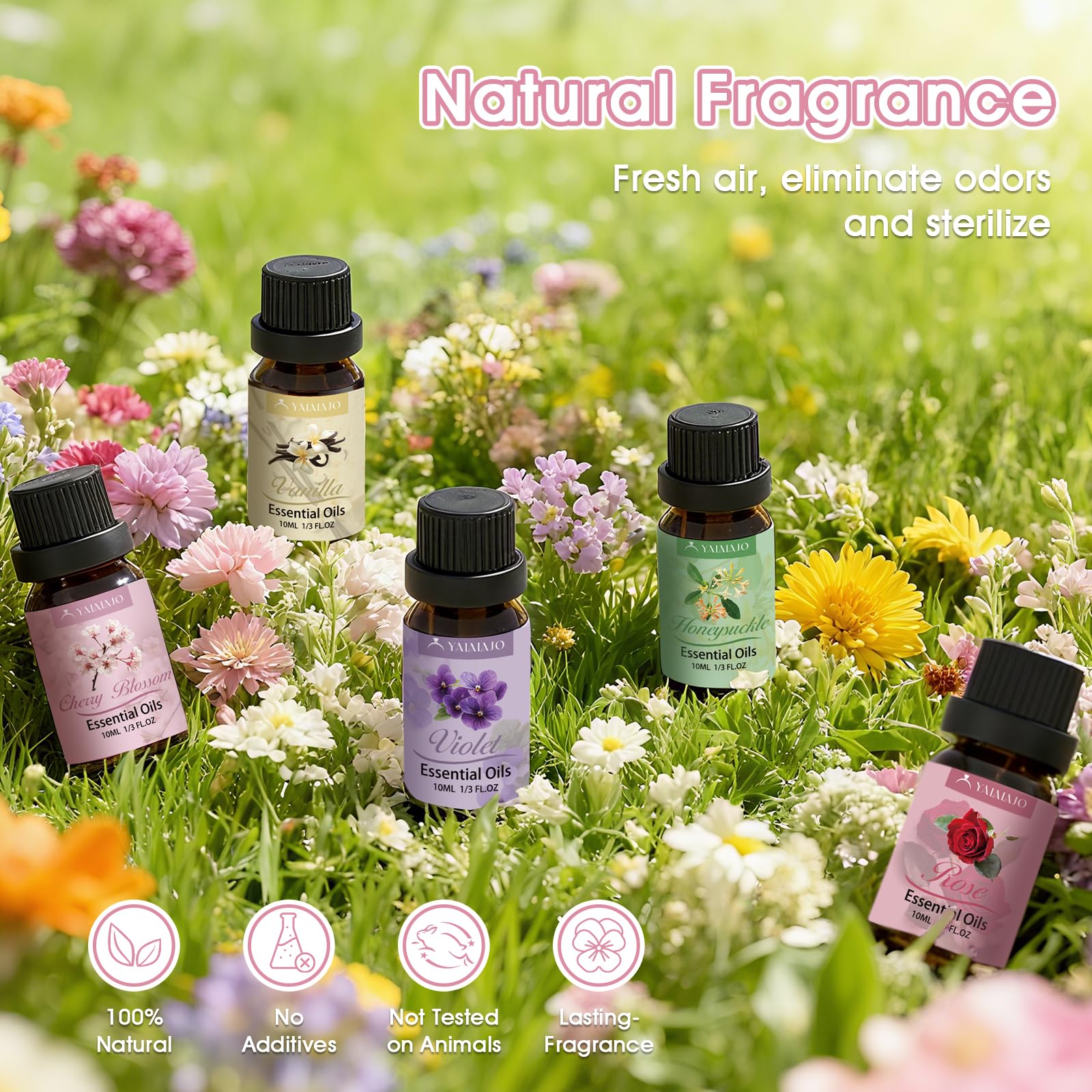 Set de aceites esenciales, 20*10ml aceites esenciale para difusor, set de aceites aromáticos puros para masaje, jabón, velas, aromaterapia, fabricación de velas - Pequeños regalos para mujeres Navidad