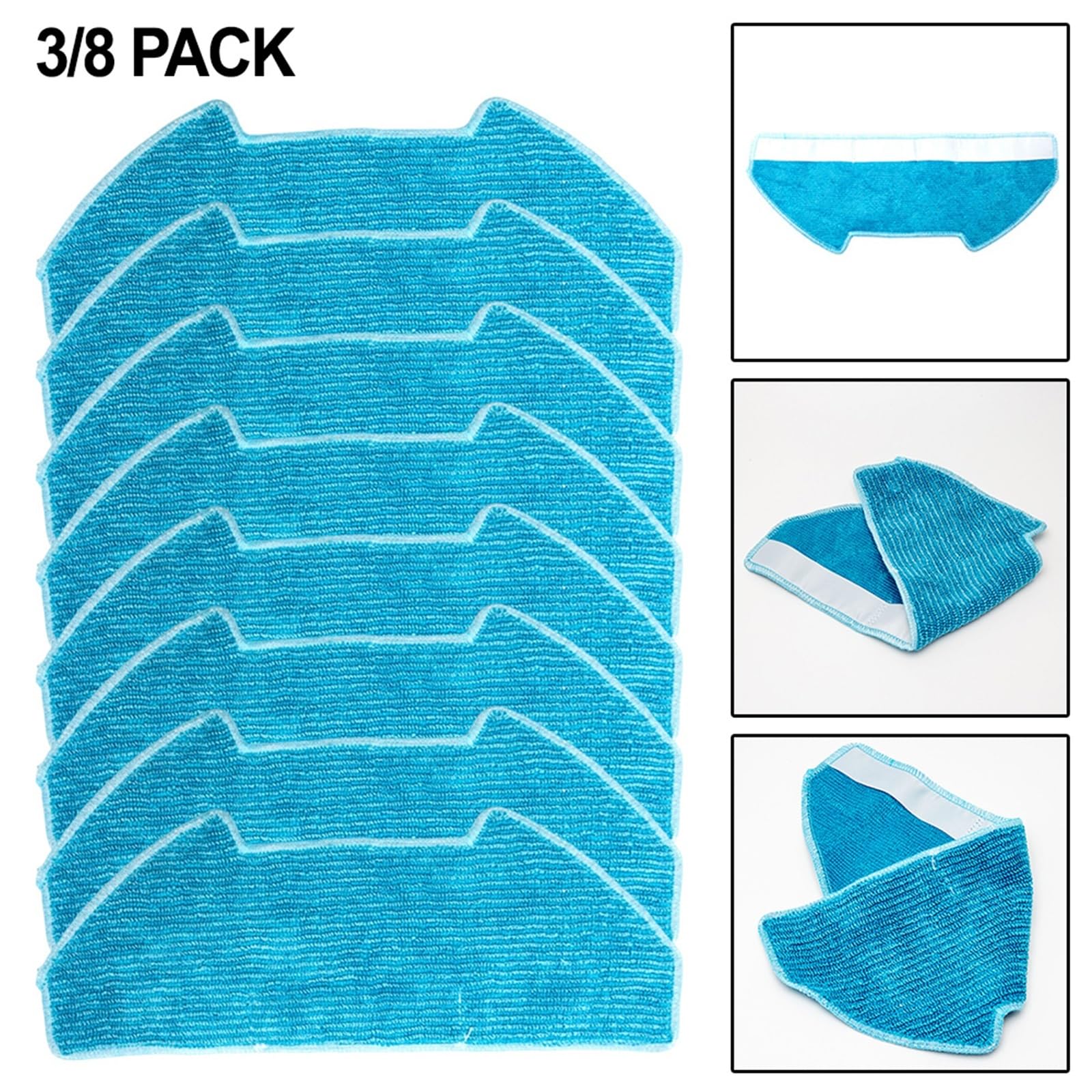 Kit de paños fregona Microfibra (Paquete 3/8)(8 Pack)