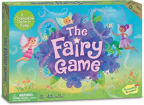 Juego de hadas premio de juego cooperativo de lógica de Peaceable Kingdom y suerte para niños