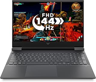 HP Victus Gaming Laptop PC 16-d0001na - Intel Core i5-11400H Processor - 8GB RAM - 512GB SSD - NVIDIA GeForce RTX 3050 Ti Laptop GPU - 16 inch FHD display - 144Hz - Microsoft Windows 11 - Silver