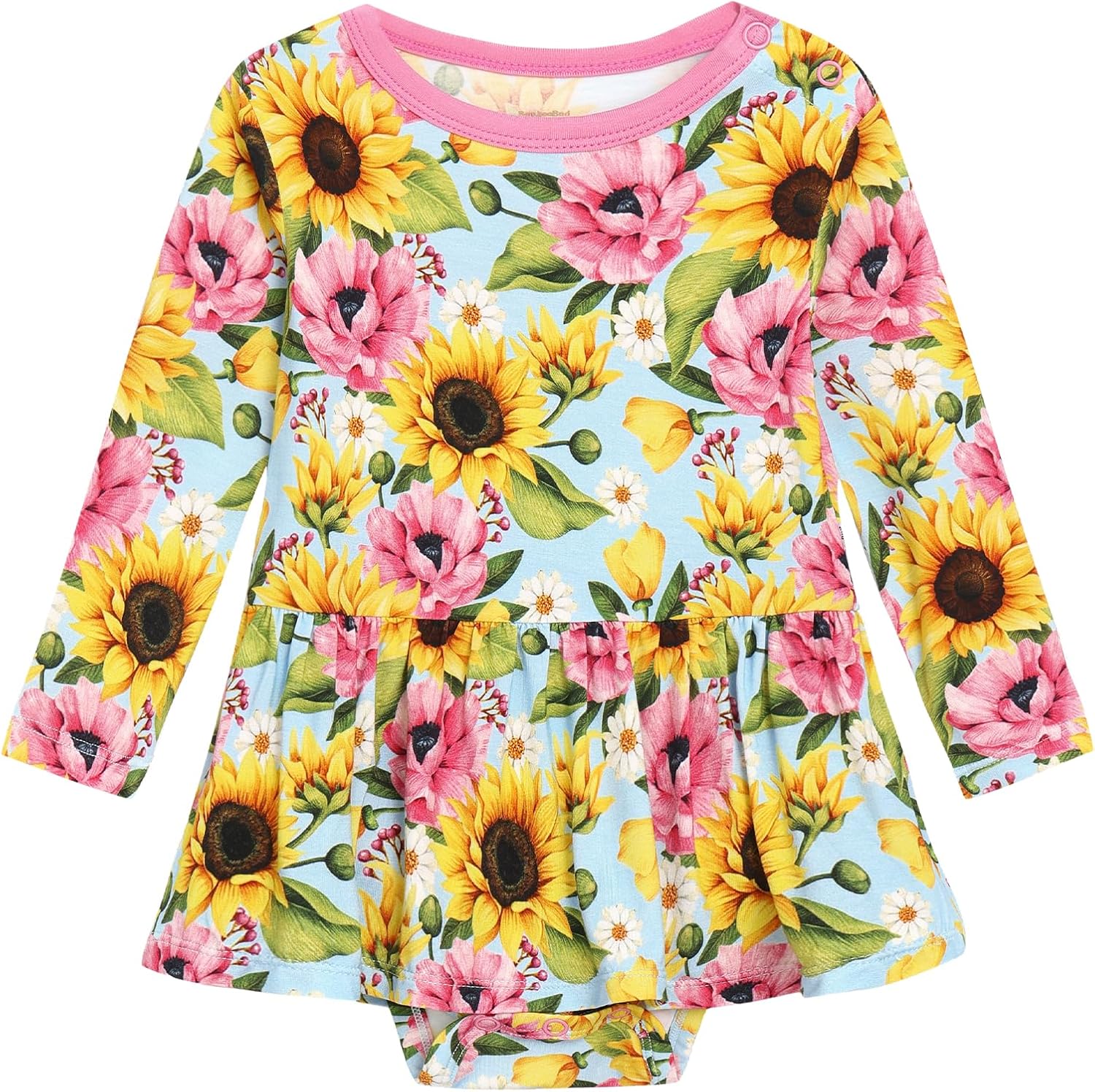 Baby Bodysuits Unisex Bodysuit Boys Girls Clothes Snap Viscose from Bamboo Infant Toddler Wear NB-24Months