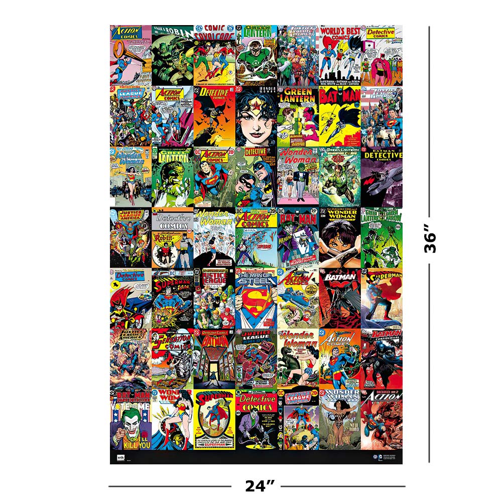 Collage De Cómics De Dc