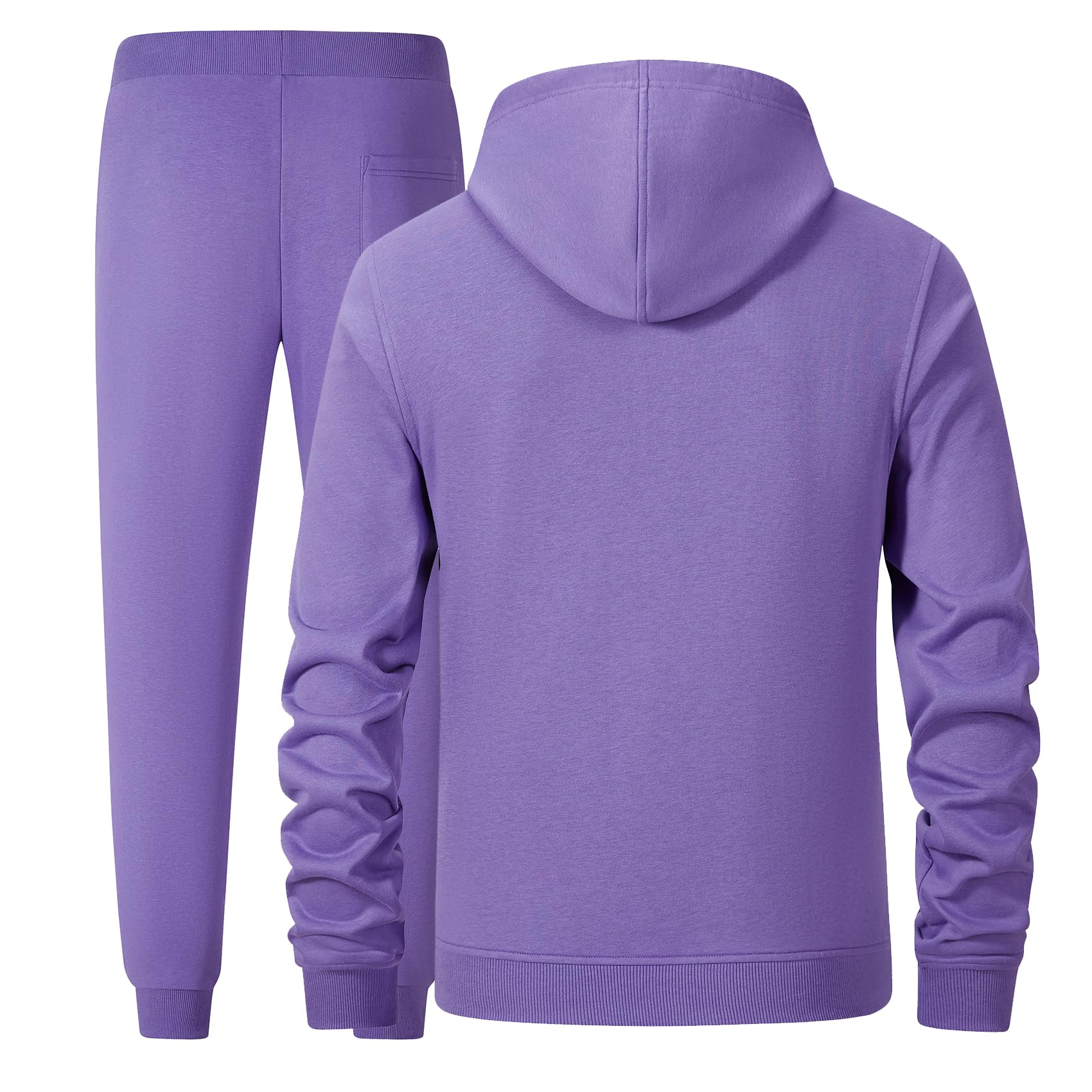 W JIANWANG Chándal para hombre, chándal deportivo, para streatwear