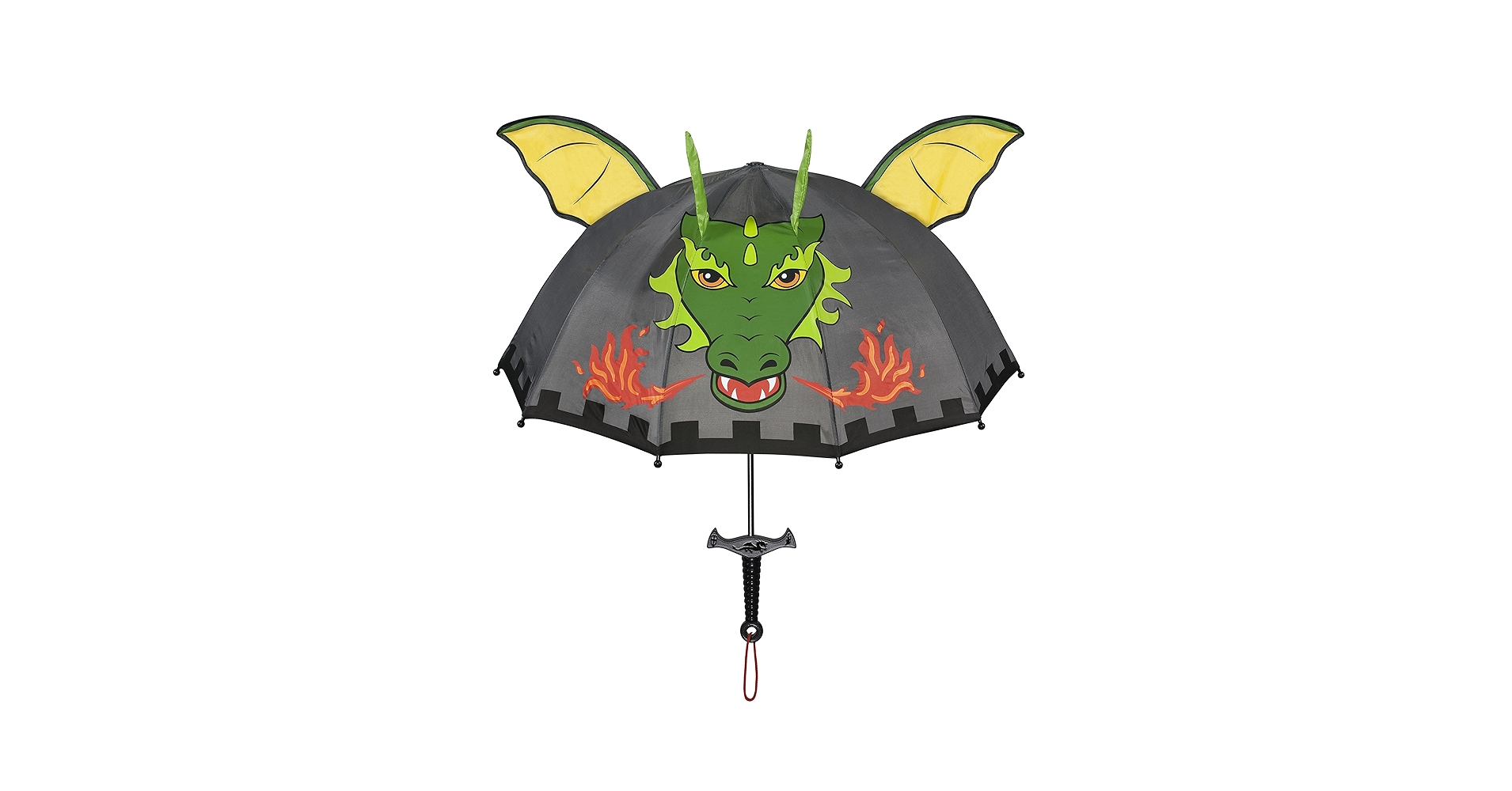小物 JPG Black Folding Umbrella w/ dragon Folding Umbrella Sengoku WAKIZASHI - Three models: Koi