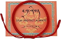 Vista 8 de Auténtica pulsera de nudo Dorje bendecida hecha a mano por monjes tibetanos con protección y talismán para mujeres y hombres