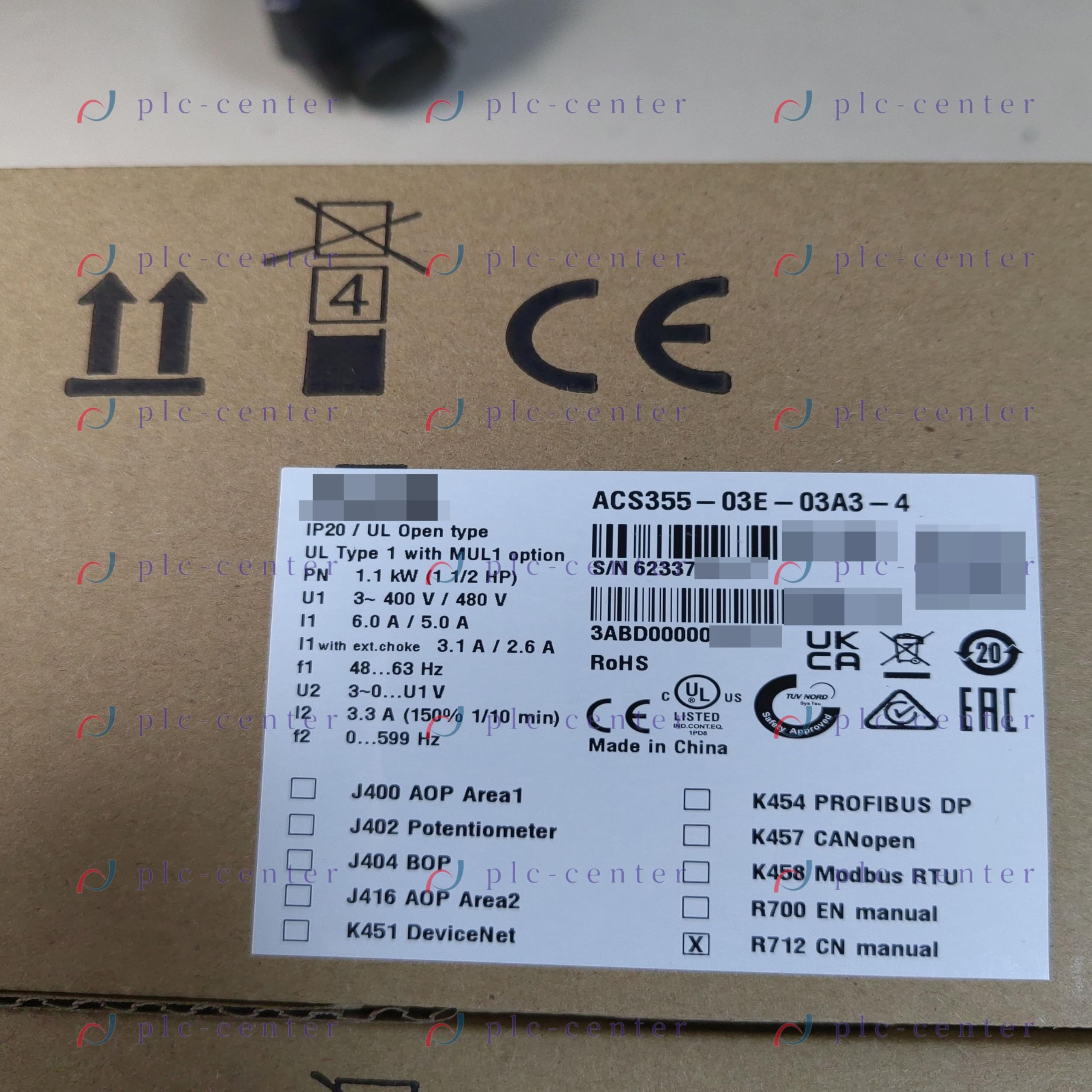 ACS355-03E-03A3-4 New Inverter Spot Goods for Shipping