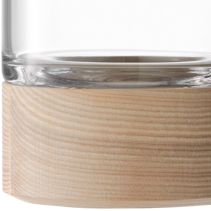 エルエスエー 花器 花瓶 フラワーベース ウッド台付 LSA Lotta エルエスエー 花器 花瓶 フラワーベース ウッド台付 LSA Lotta