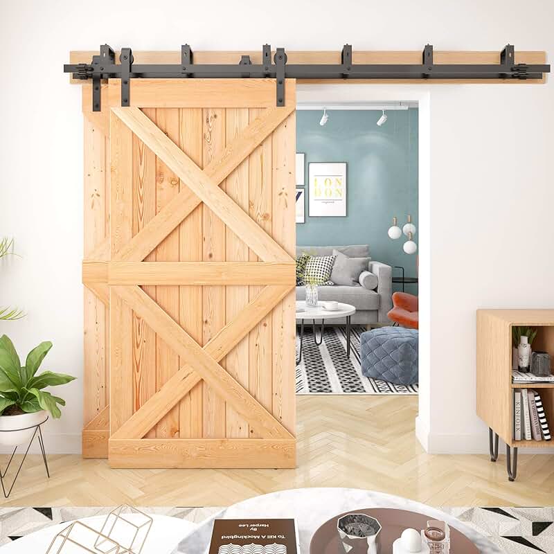 double barn door track system