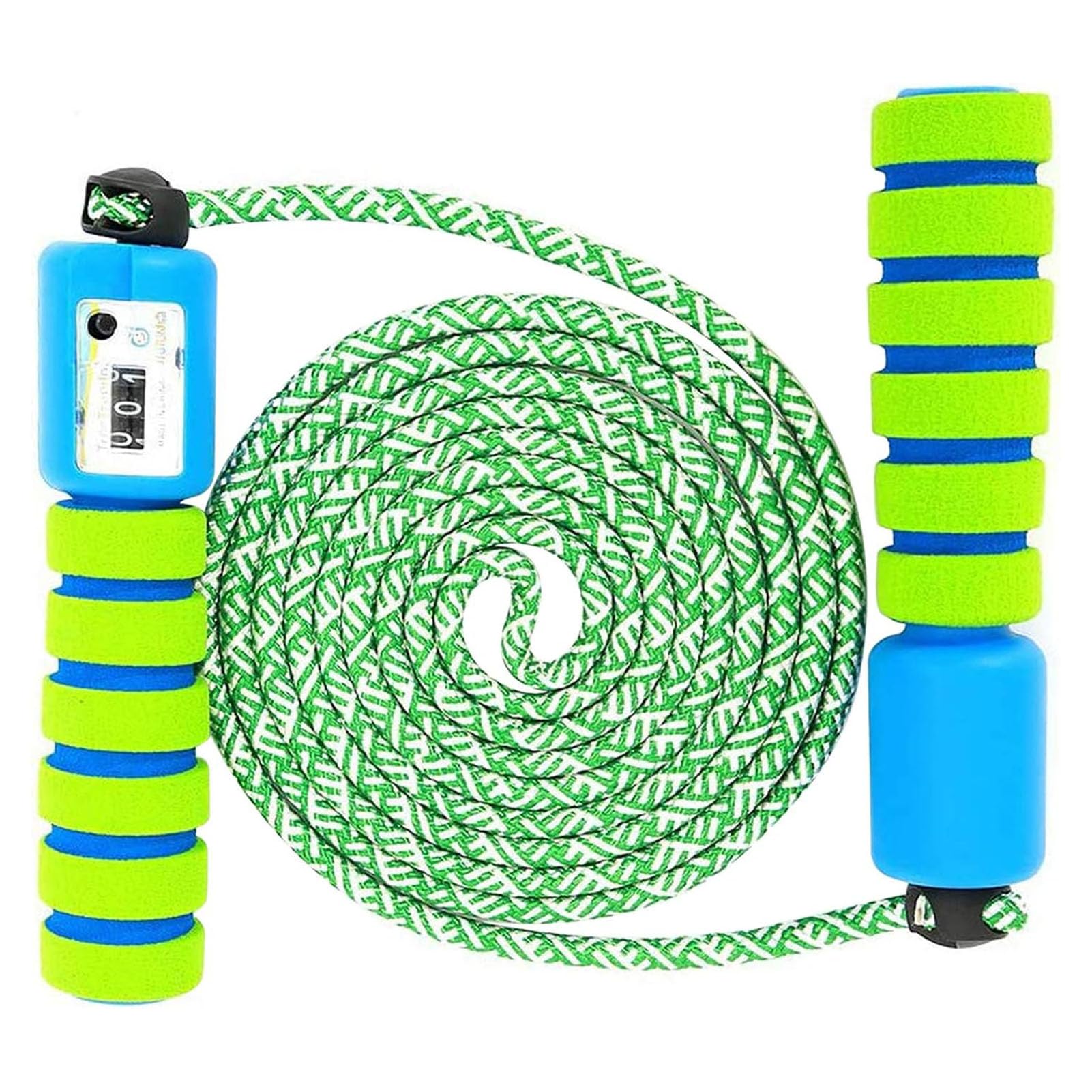 ROUNY Jump Rope for Kids, Skipping Rope with Handle, Skipping Rope Tangle for Boys and Girls Fitness Workout Exercise Outdoor Activity