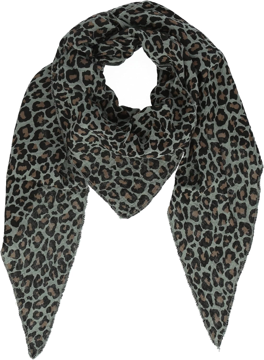 Irisaa Sciarpa Da Donna Leopardata, Morbida E Soffice Coperta