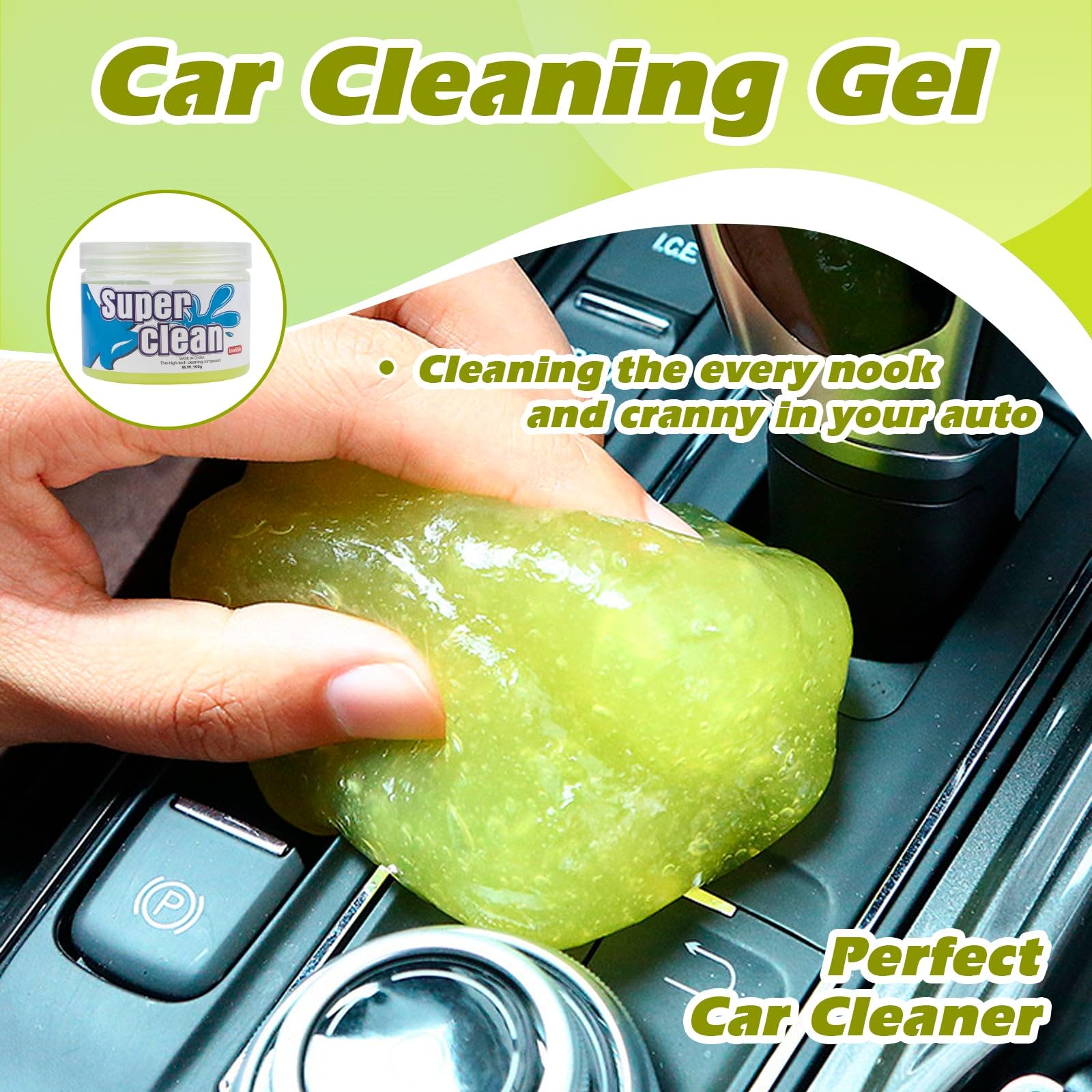 x xotic tech Car Cleaning Gel for Car Detailing Putty Interior Cleaner Slime Auto Detail Tools Supplies Accessories Valentines Day Gifts for Him Her Men Women Stocking Stuffers Yellow 3 Pack