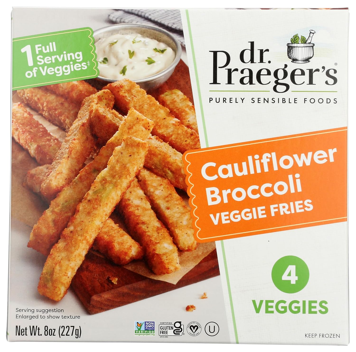 DR PRAEGERS Cauliflower Broccoli Veggie Fries, 8 OZ