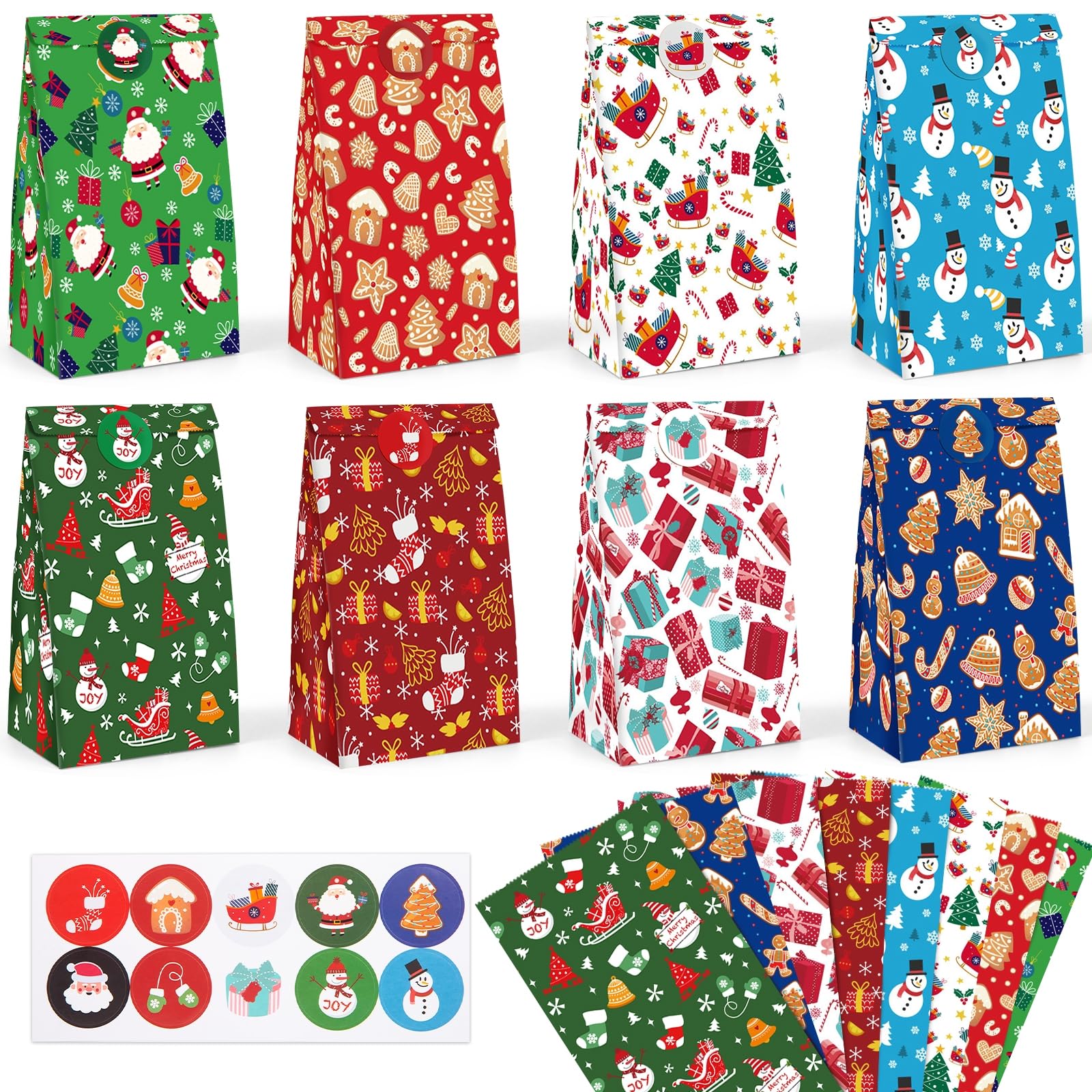 24 Pulseras Navideñas De Bofetada Con Diseños De Felpa, Regalo Ideal Para Bolsas De Golosinas Y Fiestas Infantiles