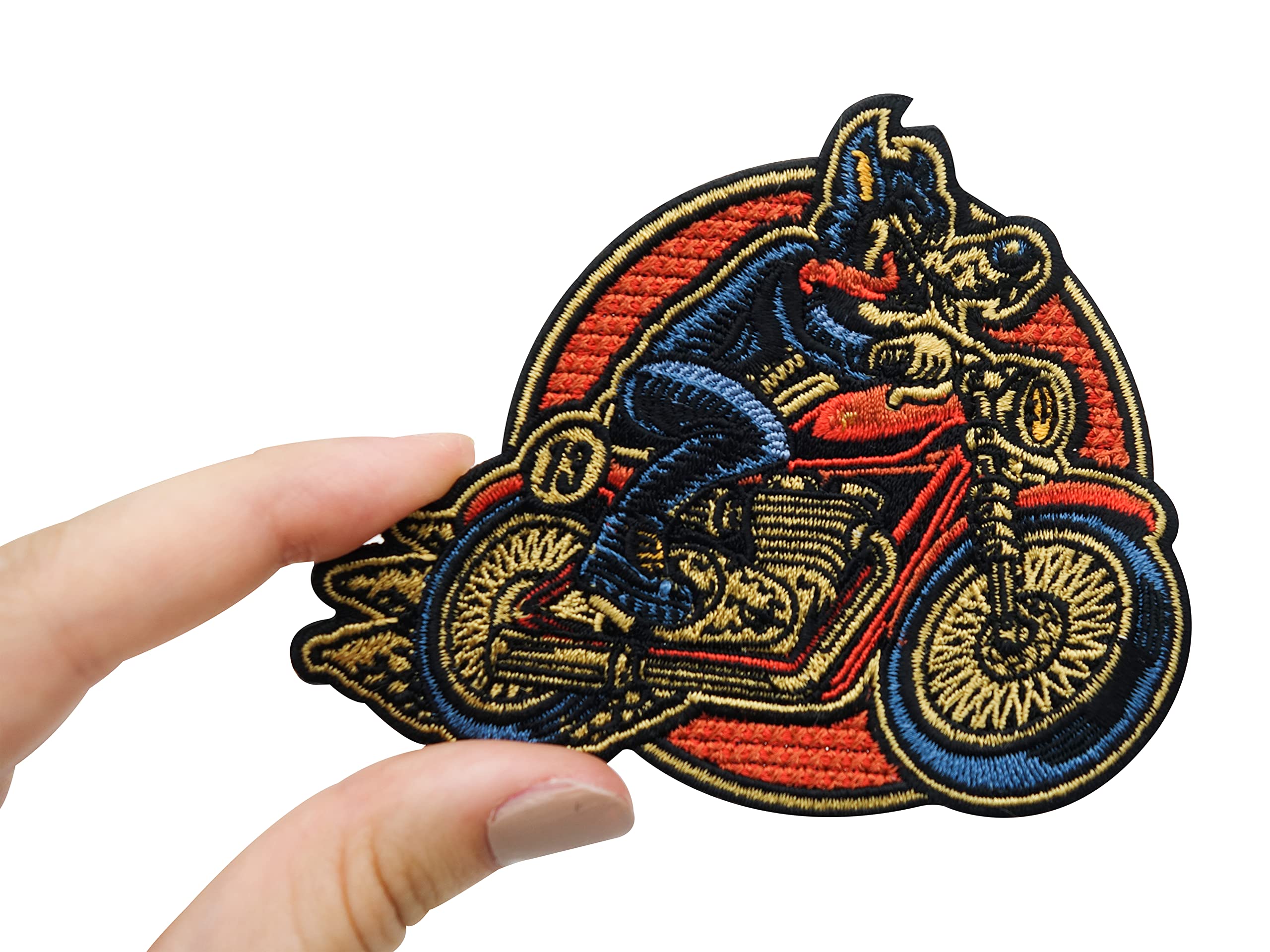 Toppa Ricamata A Ferro - Forma Di Ali, Per Giacche E Abiti, Multicolore, 1 Paio - Foto 5