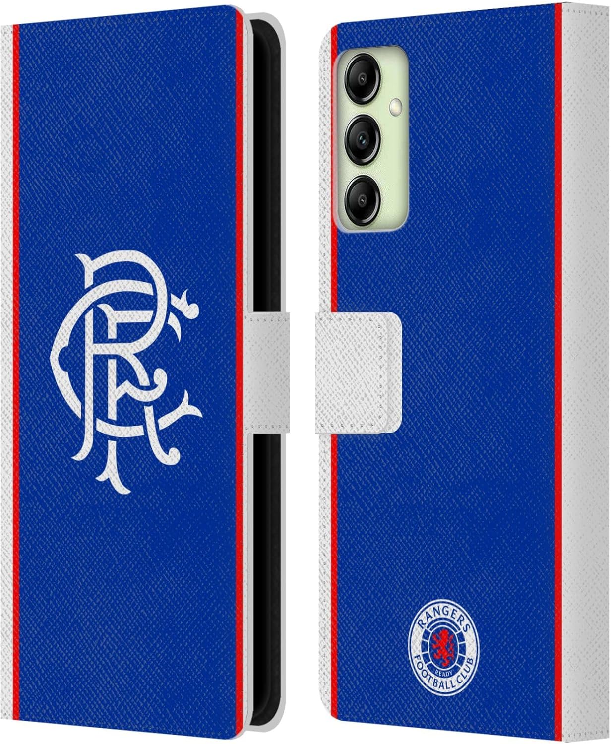 Head Case Designs Officially Licensed Rangers FC Home 2025/26 Kit Leather Wallet Case Compatible with Samsung Galaxy A14 5G