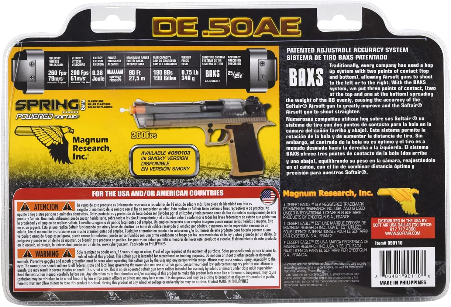 Desert Eagle Spring Powered Airsoft Pistol