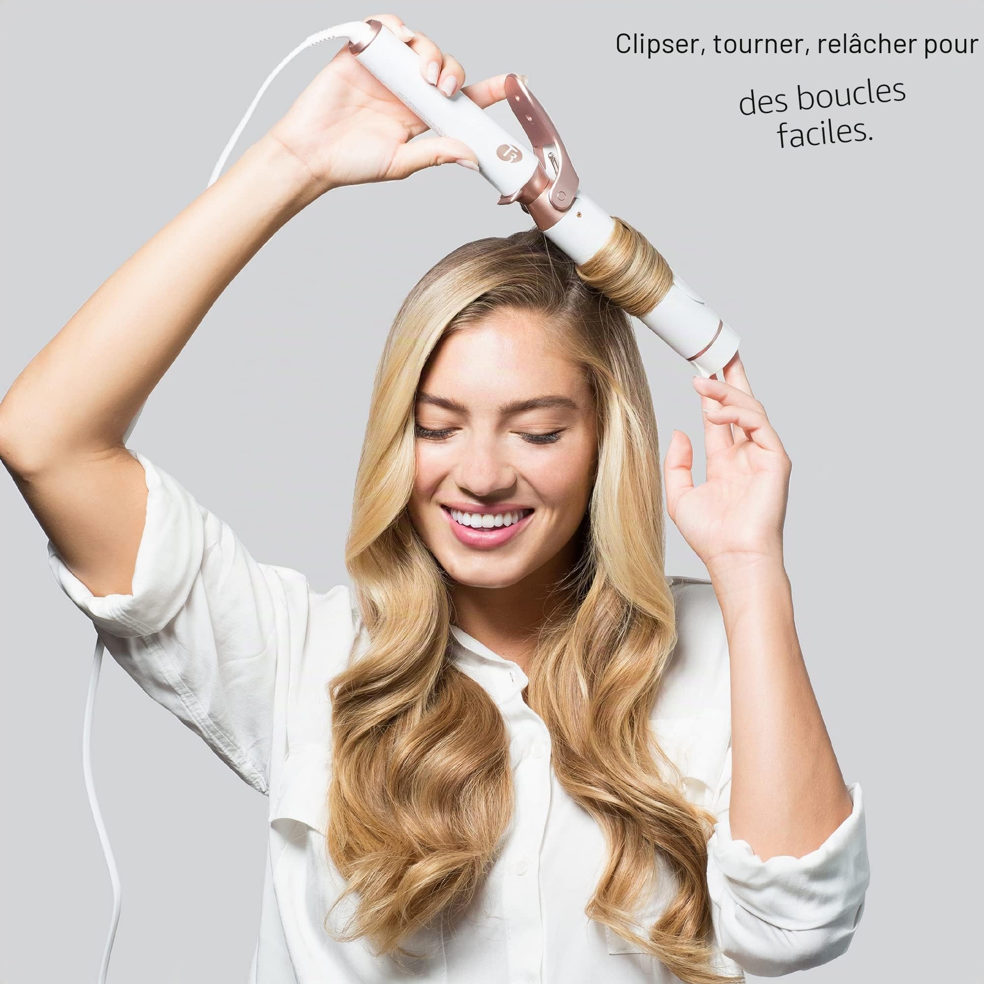 T3 Fer à Friser Interchangeable et Cylindres de Coiffage
