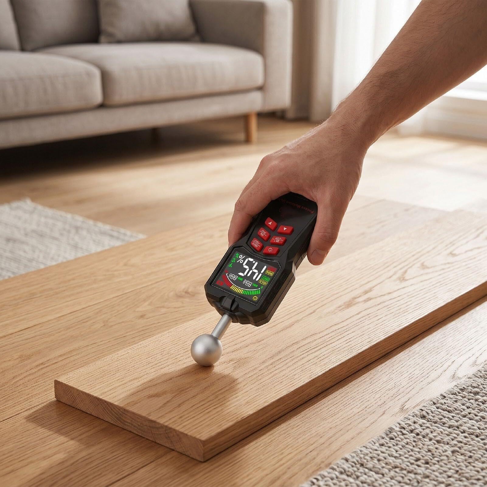 Medidor Humedad Sin Clavijas, HigróMetro Digital Y Detector Humedad