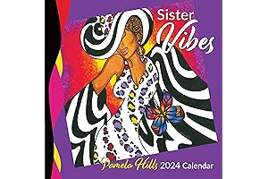 2024 African American Monthly Wall Calendar: Shades of Color