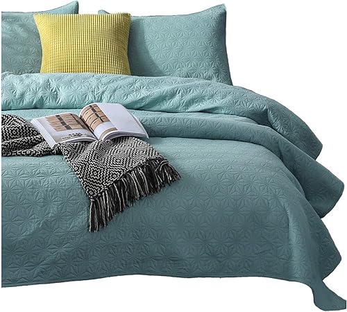 KASENTEX - Juego de funda de edredón de microfibra de lujo, suave, caliente, disponible en colores lisos con textura floral o contemporánea