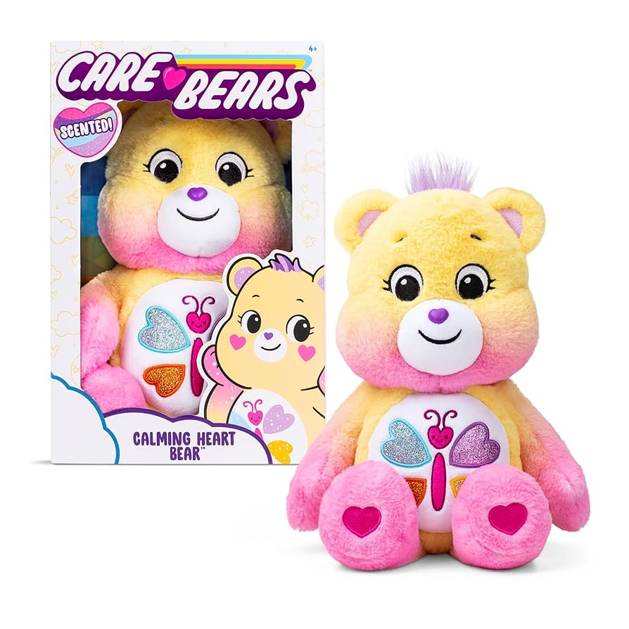 Care Bears ピンククッションカバー　ケアベア　ハート　丸　まんまる　円 CareBears - ケアベア シークレットベア ピンク ふわふわ