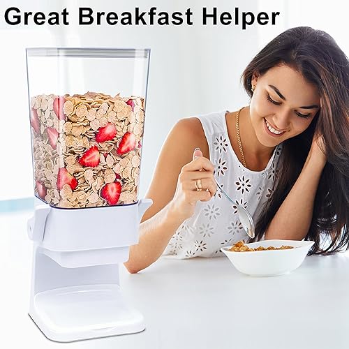 Miniatura 2 de Dispensador de cereales, almacenamiento de contenedores de cereales, contenedores de organización y almacenamiento de 5 litros para cocina,