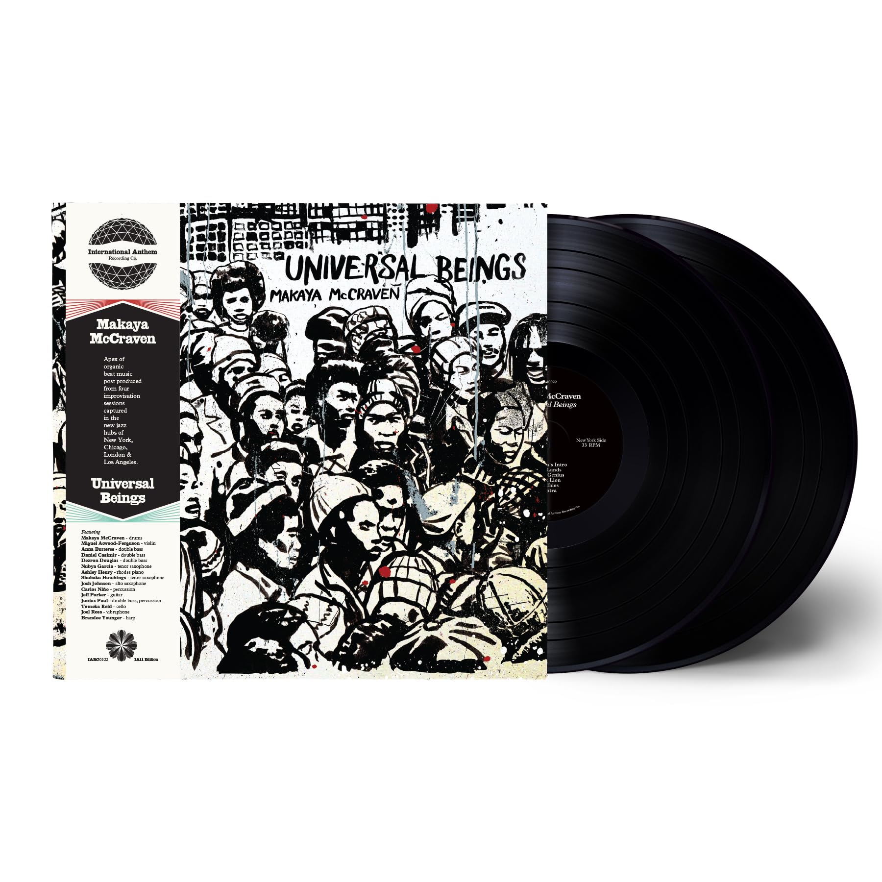 McCRAVEN, Makaya - Universal Beings (IA11 Edition) - 2XLP + OBI-STRIP
