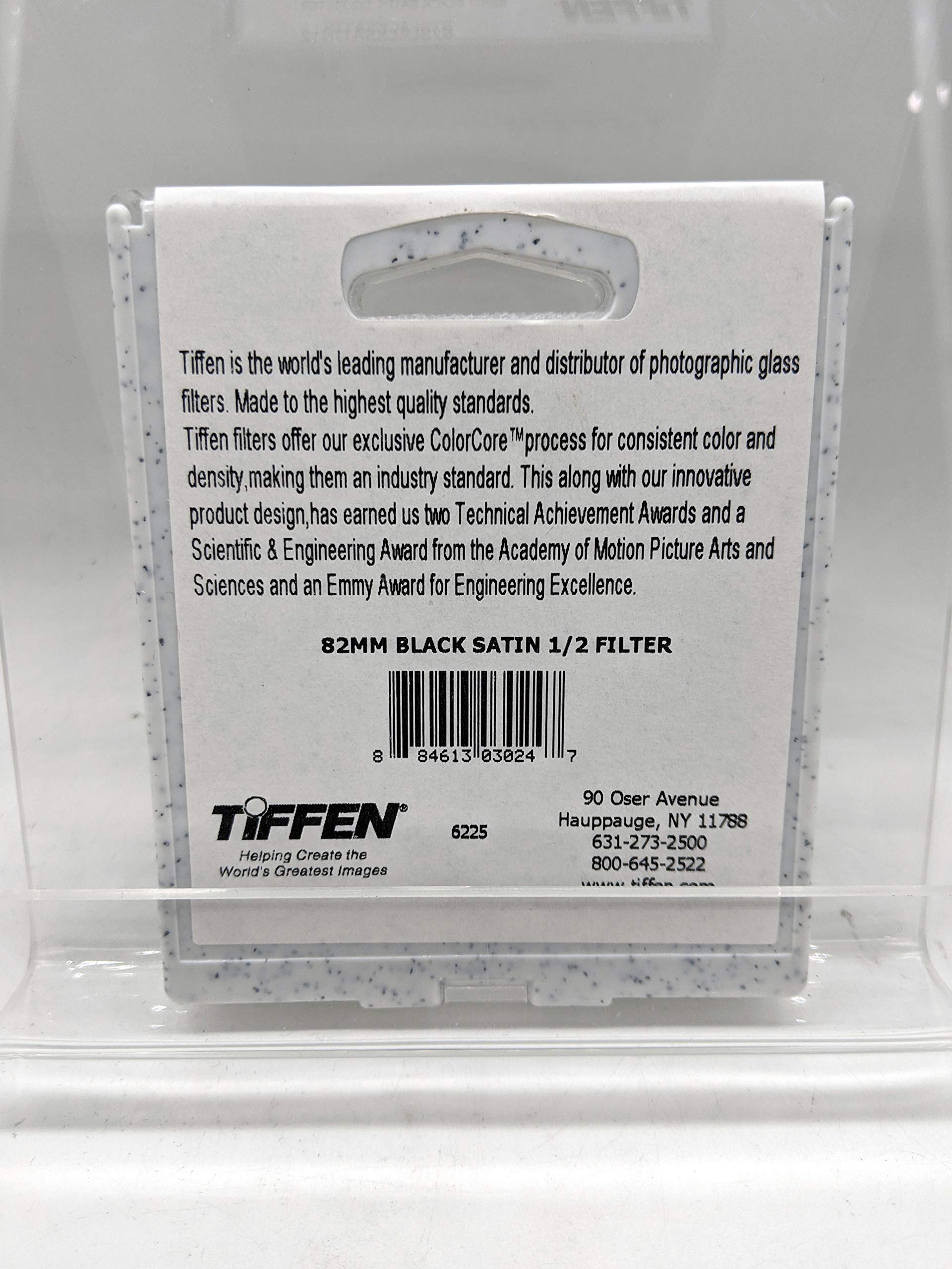 Amazon | Tiffen 82mm ブラックサテン 1/4フィルター | Tiffen | 強調 