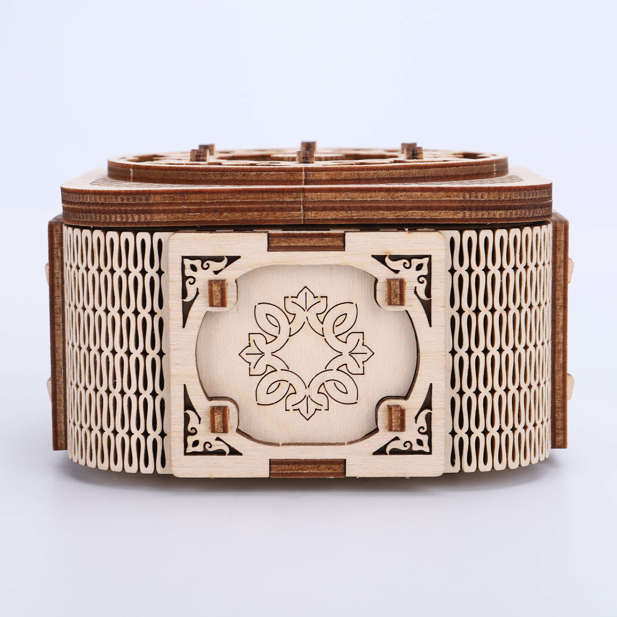 Puzzle 3D En Bois - Moulin à Vent Hollandais à Assembler Sans Colle - Contreplaqué De Tilleul 3 Mm - Kit De Construction Adulte, Idée Cadeau DIY