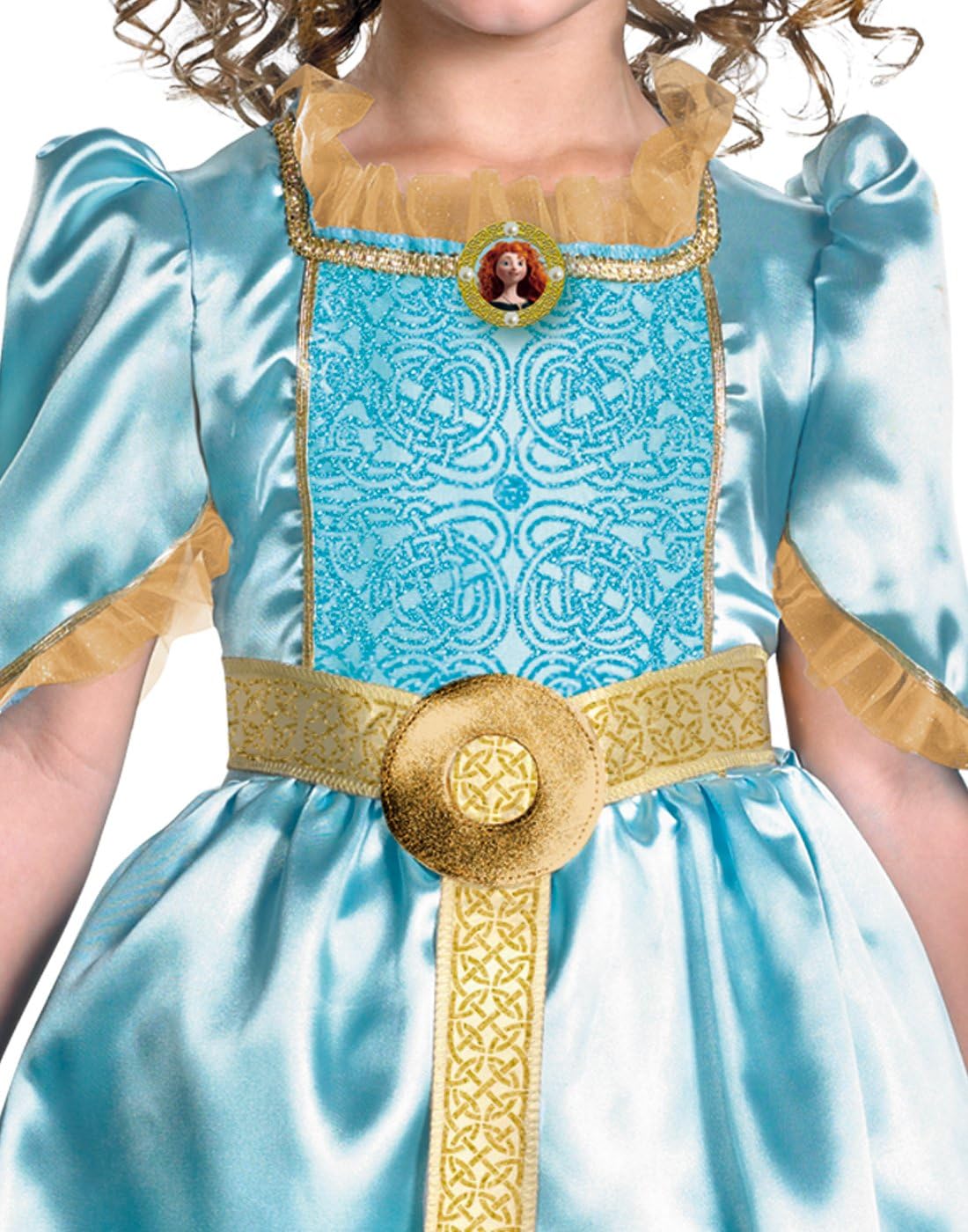 Disguise Costumes Brave Merida Classic Costume, Auqa/Gold, X-Small - Image 3
