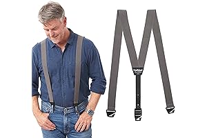 Upfitter: Disappearing Hidden Suspenders for Men with No-Slip Closure
