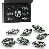 Vista 1 de Arcanum Dungeons and Dragons Dados de Metal Hueco D y D Poliédricos Geniales RPG Dados para Juegos de Rol DND Regalos D20 D12 D10 D8 D6 D4