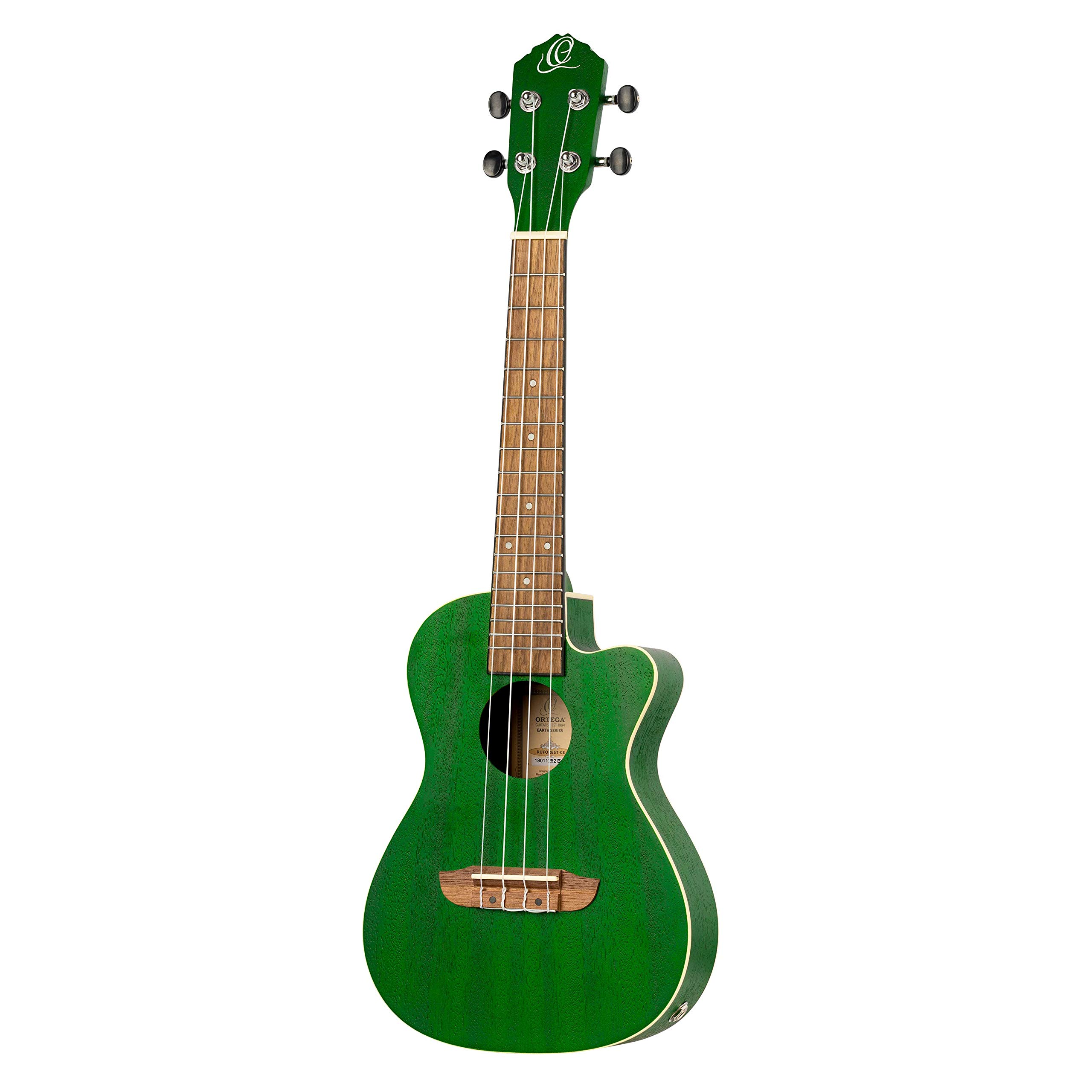 Ortega Guitars Concert Ukulele elettro-acustico - Earth Series - Okoumé/ Mogano (RUFOREST-CE)
