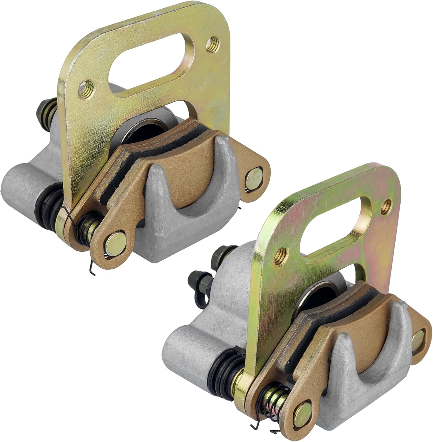 Caltric Front Left Right Brake Caliper with Pads Compatible with Polaris Sportsman 500 4X4 1996 1997 1998
