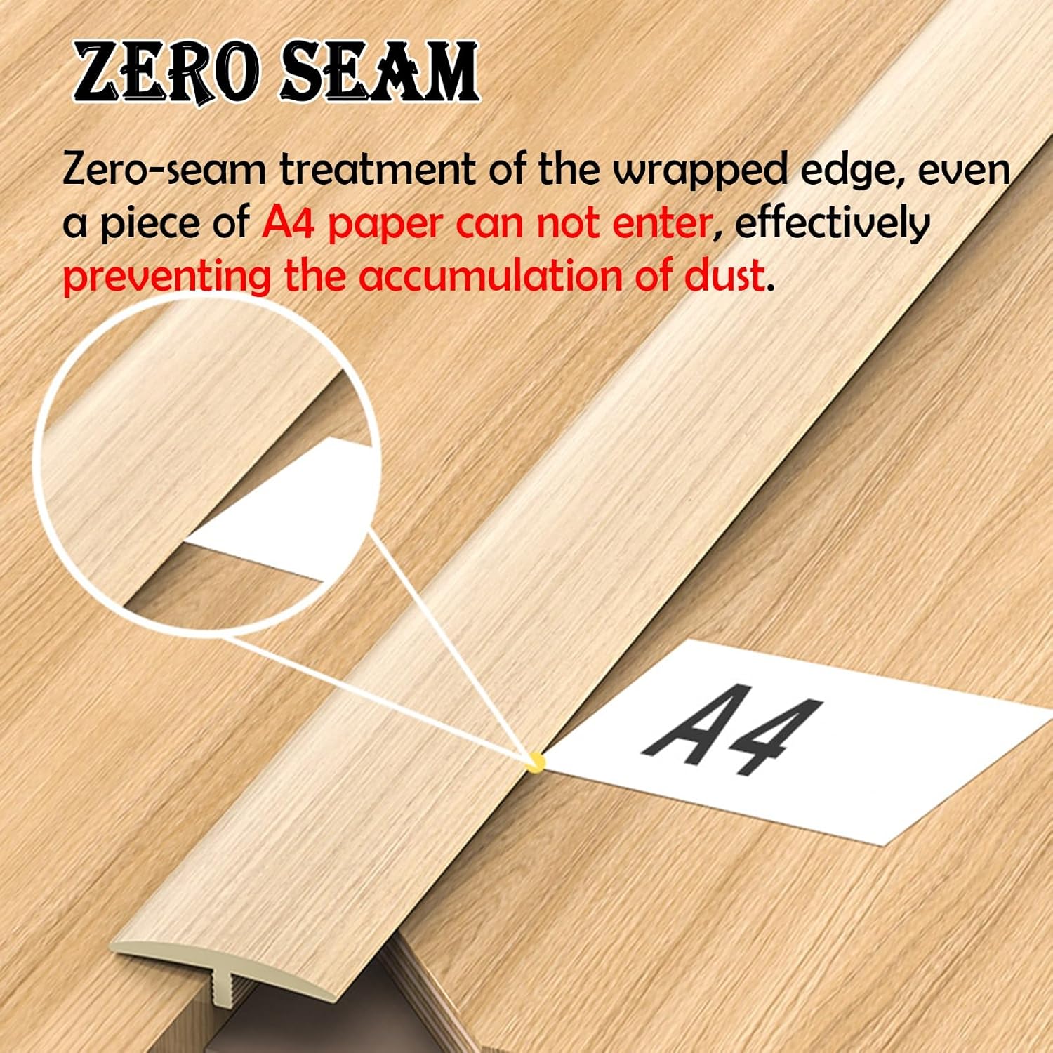 ARTSZY Self Adhesive Floor Edge Trim T Molding with Wood Grain, Cuttable 43 mm Extra Wide Threshold Transition Strips, Floor Transition Strip Wood to Tile(Color:Color 2 (L 90cm/35.4in/3ft),Size:2pcs)
