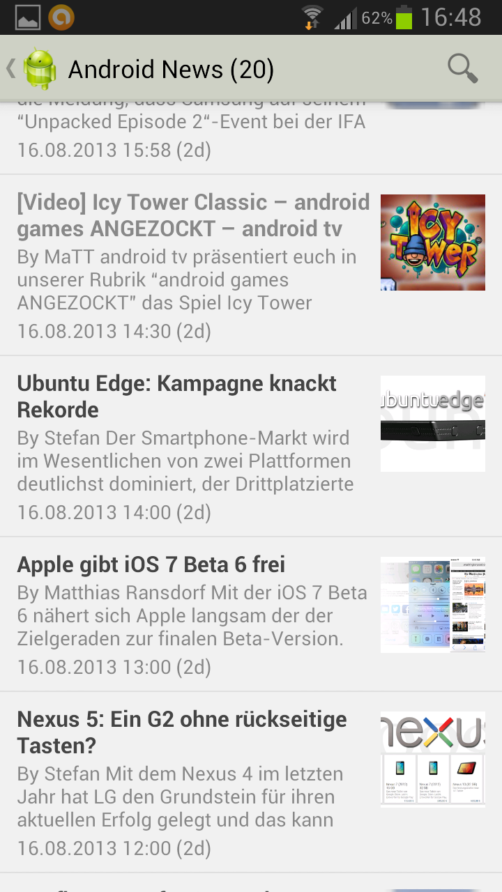 Android News - App on Amazon Appstore