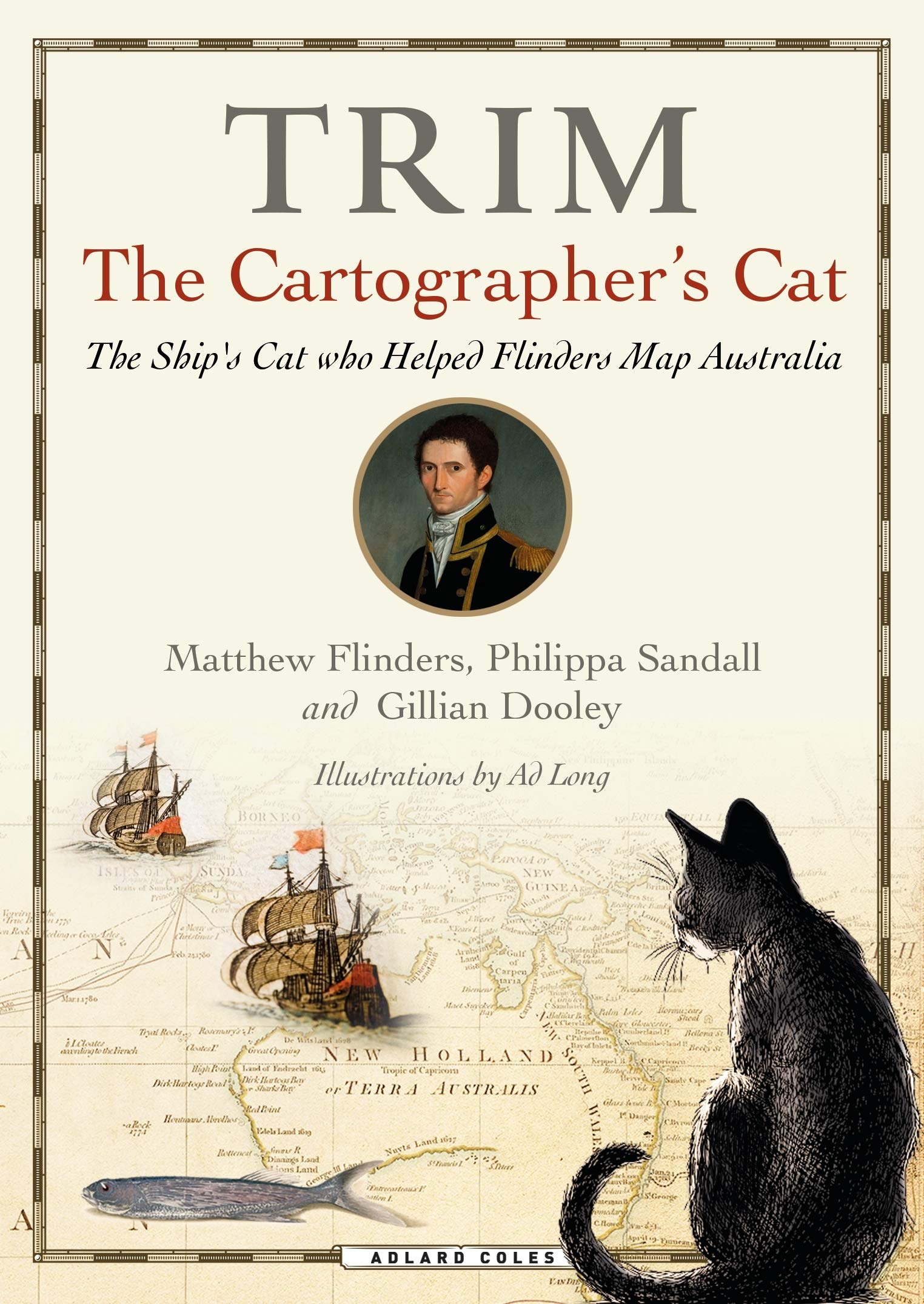 Trim, The Cartographer's Cat by Gillian Dooley (Hardback Book)