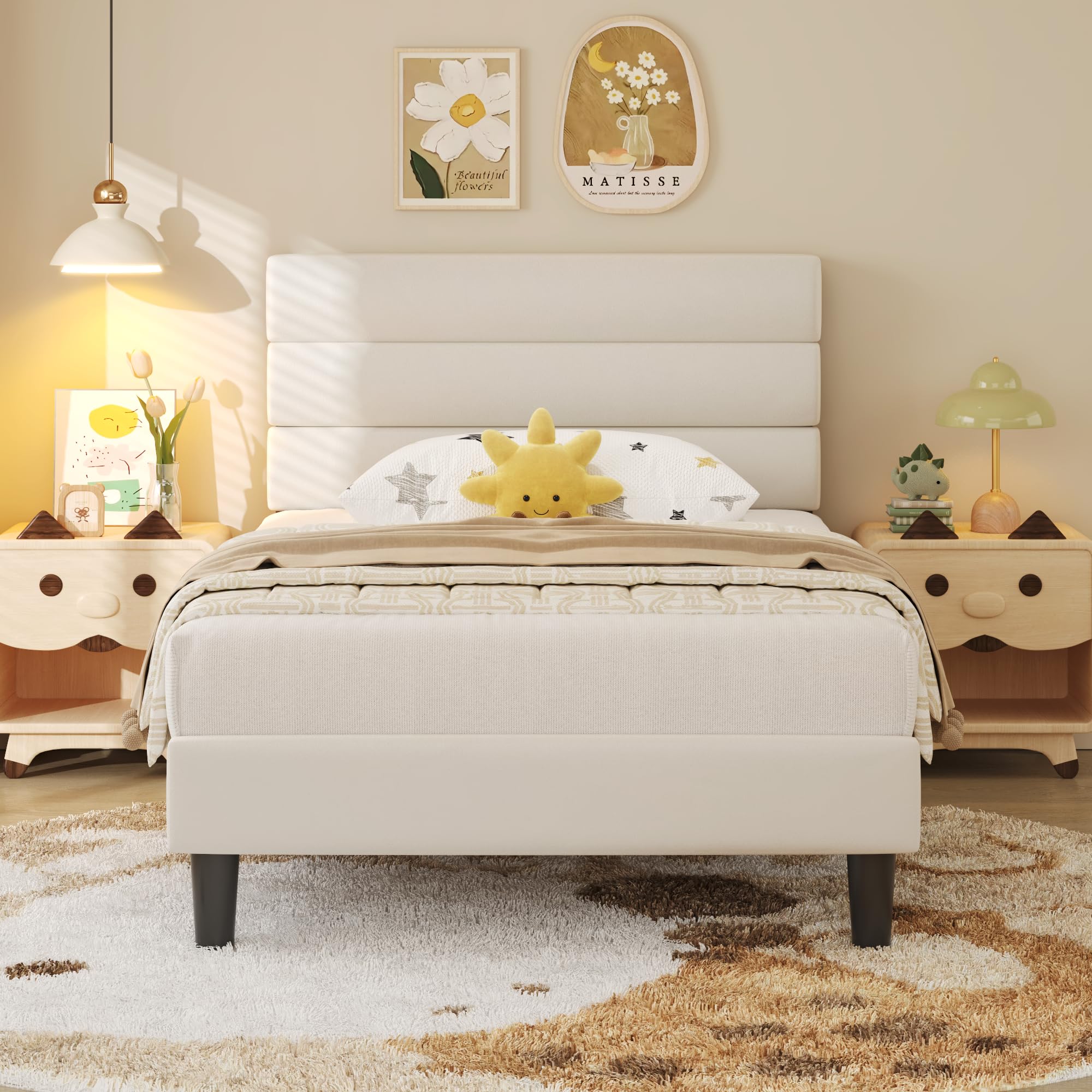 Fluest Velvet Upholstered Bed Frame