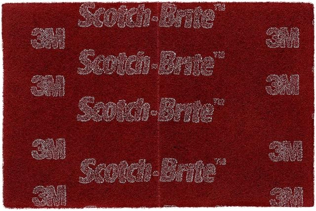 Scotch-Brite 7447 PRO Hand Pad - Hand Sanding Pad - For Metal Surface Preparation, Removing Rust and Paint and Finishing - 6" x 9"