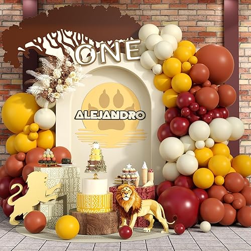 Miniatura 24 de Kit de Arco de Globos para Fiesta, 100 piezas de decoraciones para fiesta mexicana con globos de papel de aluminio con sombrero de llama, guirnalda