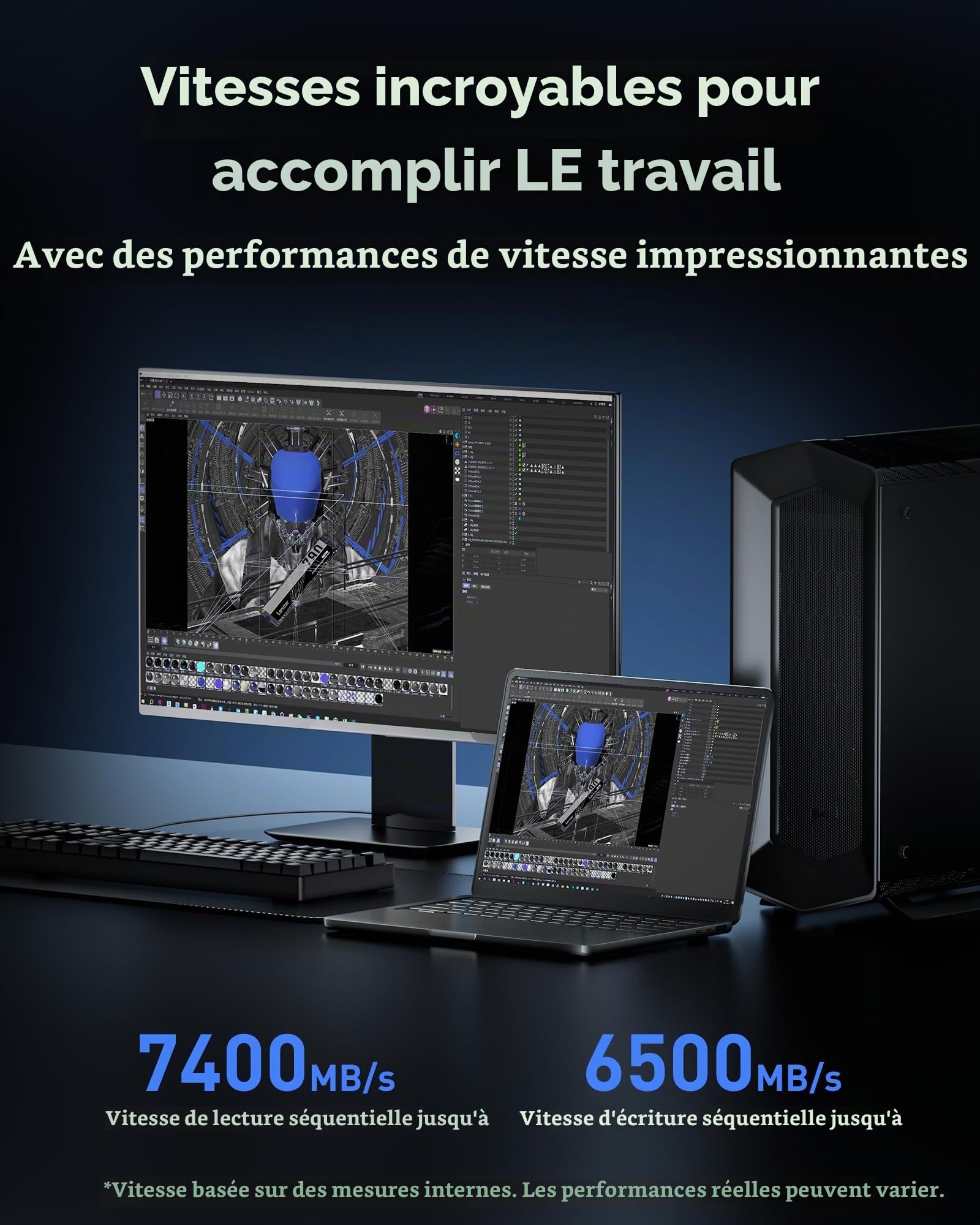 SSD M.2 Lexar 1TB PCIe Gen 4X4 NM790 NVMe