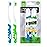 Blue-Green Travel Toothbrush Kit (2 Pack-Soft) - Portable, Folding, Collapsible, Built-in Cover, Perfect for Hiking, Camping, and Traveling
