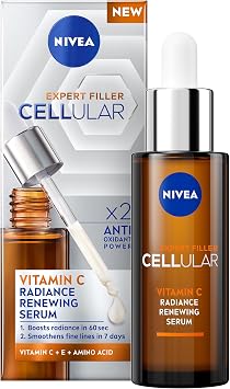 NIVEA Expert Filler Cellular Vitamin C Radiance Renewing Serum, 30 ml