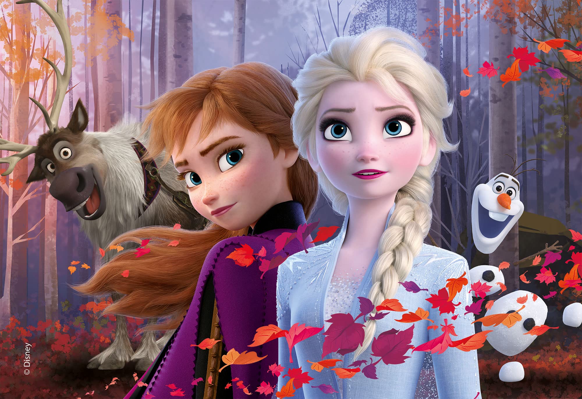 Lisciani Disney Puzzle Dwustronne Maxi podłogowe 150 El. Kraina Lodu