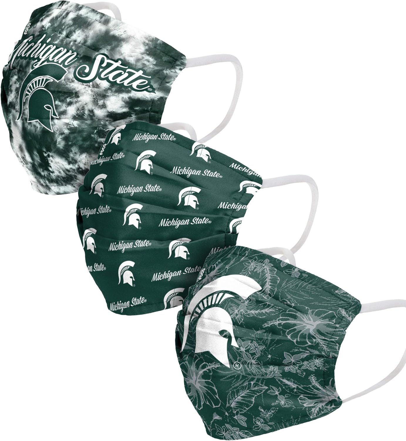 FOCO NCAA Womens College Matchday Face Cover - Adult - 3 Pack